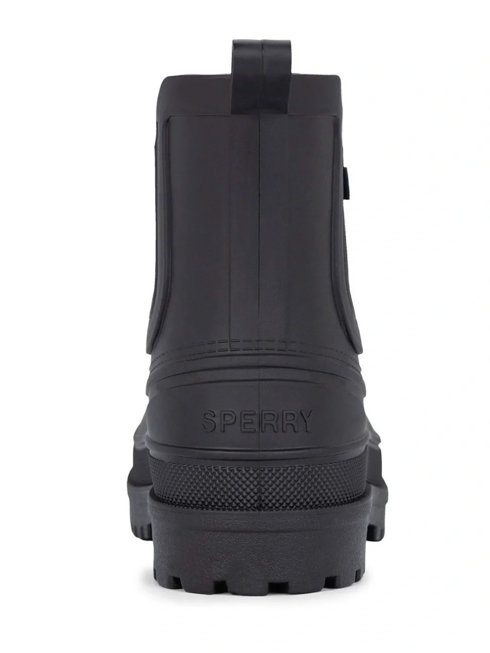 New Sperry Kids Black Chelsea Rain Boots - Size 12